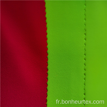 Tissu extensible en polyester Dobby haute visibilité